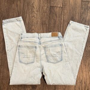 American Eagle Outfitters Light Blue Straight Leg Jeans